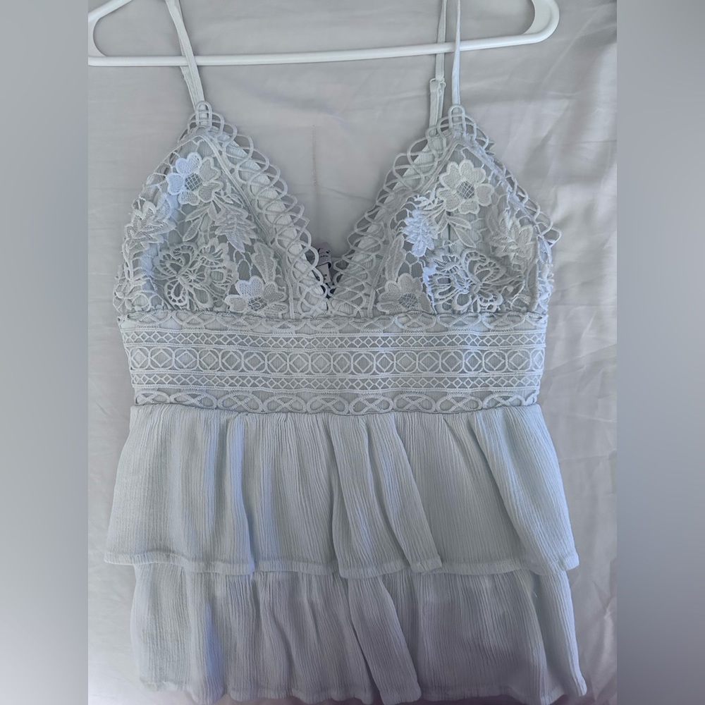 Strappy off white top